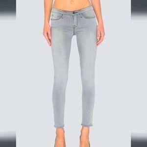 Frame  gray skinny jeans  size 27